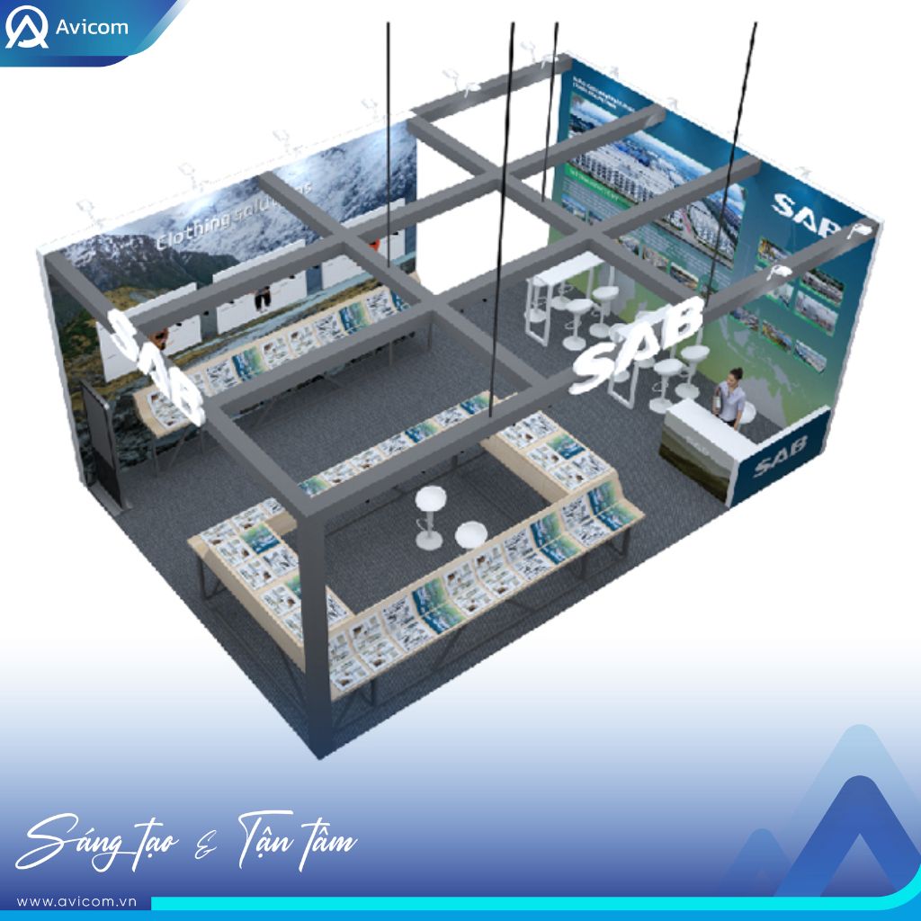 SAB TẠI SAIGON TEX 2026 – KHÔNG GIAN DỆT MAY HIỆN ĐẠI TỐI ƯU TRẢI NGHIỆM &amp; HIỆU QUẢ TRƯNG BÀY